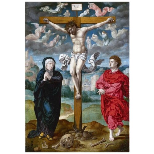  2590     (The Crucifixion - Central Panel)     50. x 72.