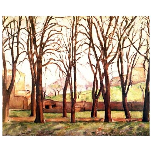  1700         (Chestnut trees at the Jas de Bouffan)   49. x 40.