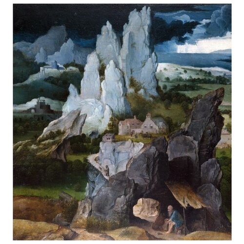  1070         (Saint Jerome in a Rocky Landscape0   30. x 33.
