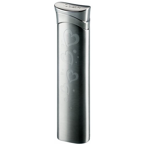  4630   Colibri OF LONDON Chloe Hrt Etch Satin Silver & Polished Silver