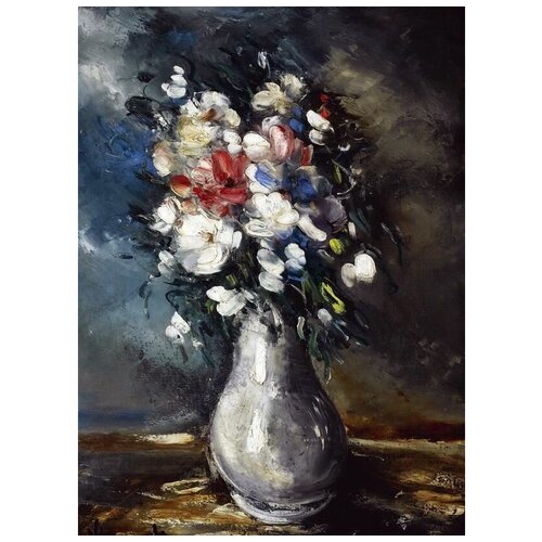  1830        (Bouquet in white vase) 3   40. x 55.