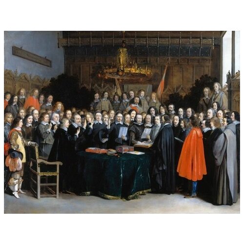  1760        (The Ratification of the Treaty of Munster)   52. x 40.
