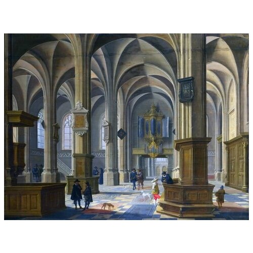  1210     (Interior of St Cunerakerk, Rhenen)    39. x 30.