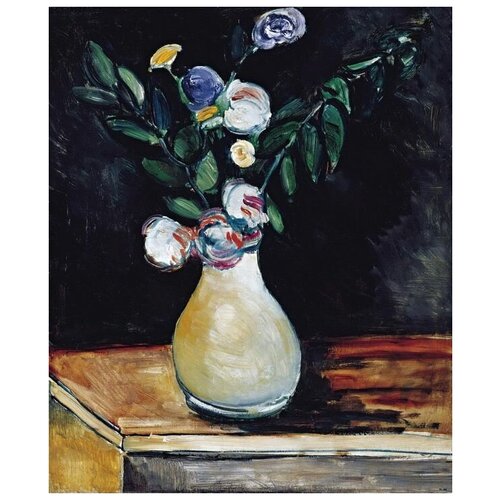         (Bouquet of flowers in a white vase) 1   30. x 36.,  1130 