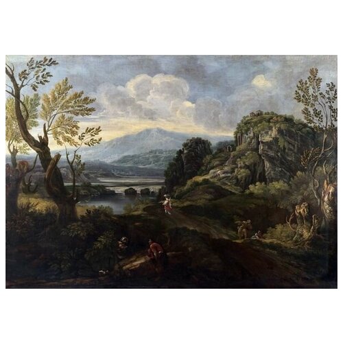  1290       ( Landscape with Figures)   43. x 30.