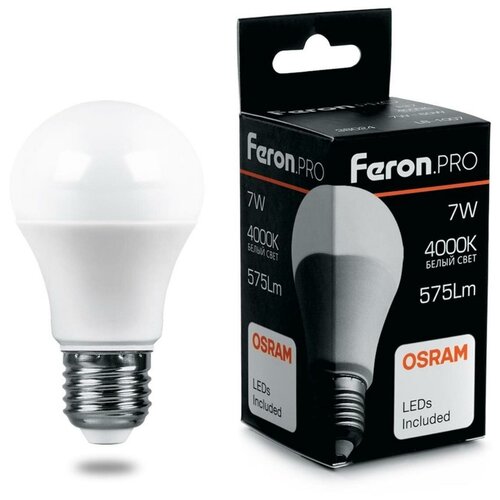 ������ 1670� �������� ������������ Feron LB-1007, 38025, 7W, E27 (�������� 10 ��.)