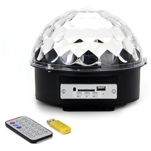  745 - LED RGB Crystal Magic Ball Light   MP3-  ,  Bluetooth