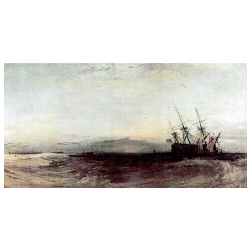  1620       (A Ship Aground) Ҹ  58. x 30.