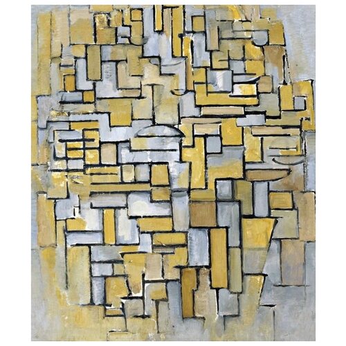  1130          (Composition in Brown and Gray)   30. x 36.