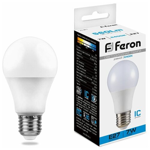 ������ 90� ����� ������������ Feron LB-91 ��� E27 7W 6400K