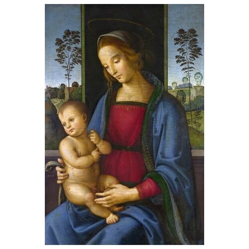  1340       (The Virgin and Child)   30. x 45.