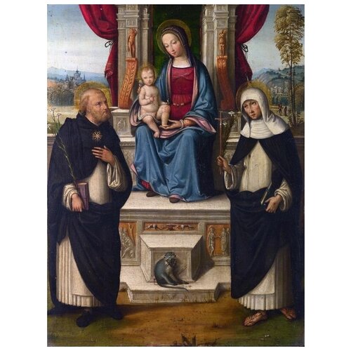  1800         ( The Virgin and Child with Saints)   40. x 53.