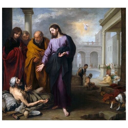  2760       (Christ healing the Paralytic at the Pool of Bethesda)    66. x 60.