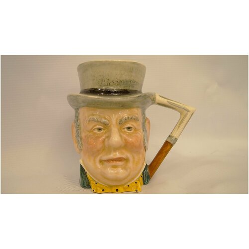 купить Винтажная коллекционная кружка-статуэтка Toby. Lancaster, Великобритания, 20 век., цена 9009 рубл