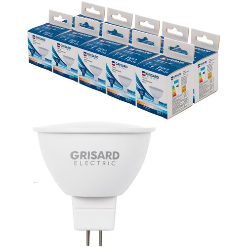 ������ 959� ����� ������������. ����� ���� ������������ (10��/��) GRISARD ELECTRIC MR16 ���� GU5.3 7�� 4000� 220�