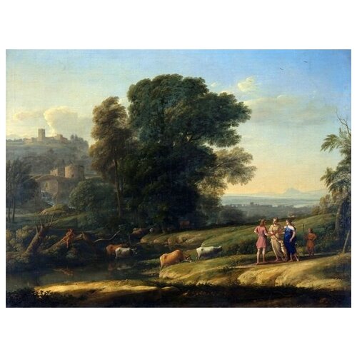  2470       (Landscape with Cephalus and Procris reunited by Diana0   67. x 50.