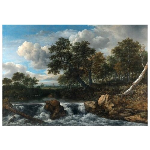  2590       (Landscape with Waterfall) и   72. x 50.