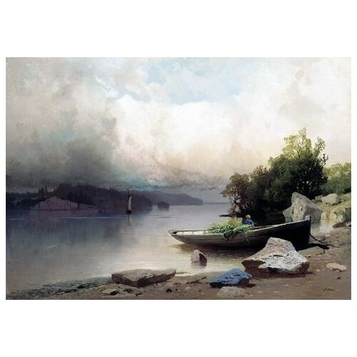  1880      (On the river)   57. x 40.