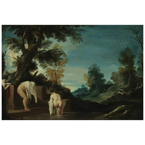  2650        (1621) (Landscape with Bathing Women)  74. x 50.