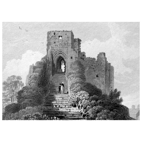  2540      (Castle ruins) 70. x 50.