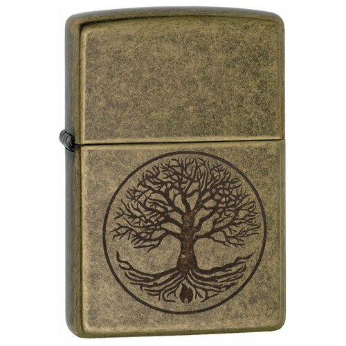  6120    ZIPPO 29149 Tree of Life   Antique Brass -  