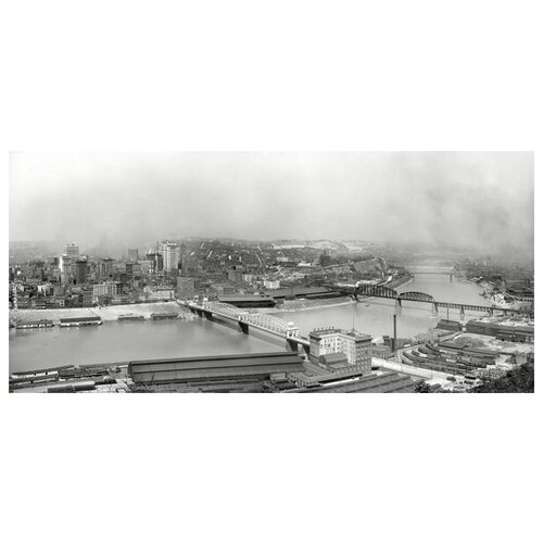  3630      (Panorama of Pittsburgh) 109. x 50.