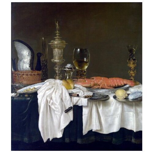  1590       (Still Life with a Lobster)    40. x 45.