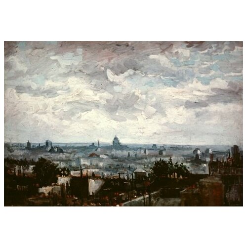  1930        (View of the Roofs of Paris)    58. x 40.