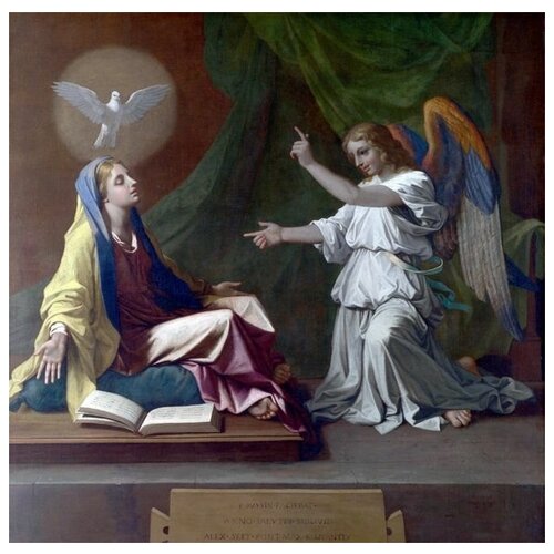  1460     (The Annunciation) 4   40. x 40.