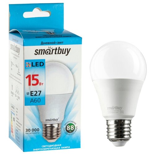������ 292� ����� c����������� Smartbuy, E27, A60, 15 ��, 4000 �, ������� ����� ����