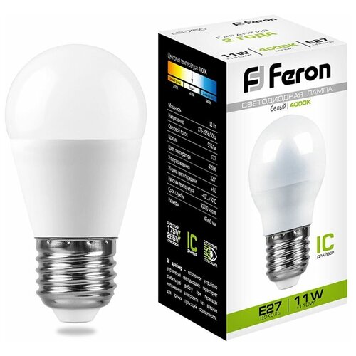 ������ 152� ����� ������������ Feron LB-750 ����� E27 11W 4000K