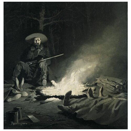  1500         (1887) (On Guard at Night)   40. x 41.