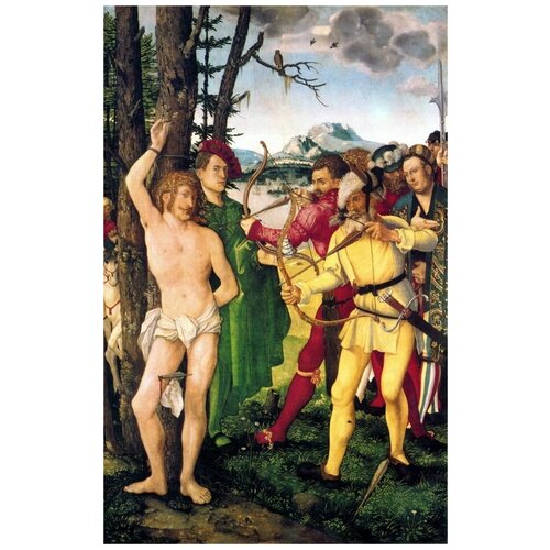  1390       (The Martyrdom of St. Sebastian)   30. x 47.