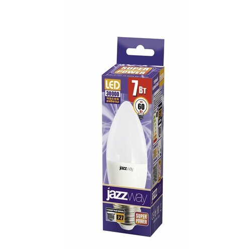 ������ 277� ����� 7W ����� ������������ PLED- SP C37 7W E27 3000K (7W=60��, 560Lm) 230/50 Jazzway
