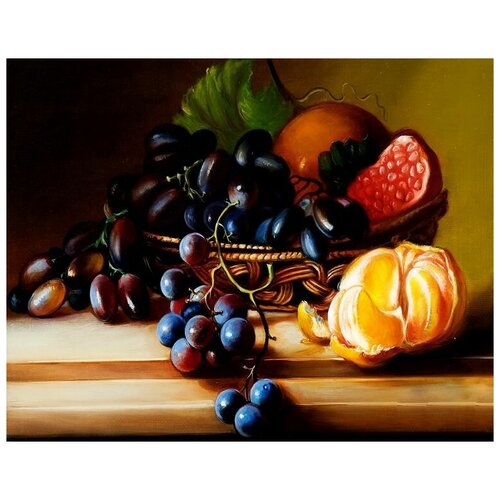  1200        (Still life with basket of fruit) 3  38. x 30.
