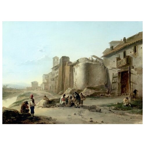  1830       (A View on the Tiber) 55. x 40.