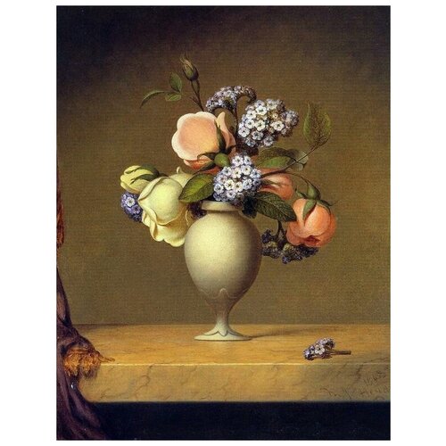  1760        (Vase on a Marble Tabletop)    40. x 52.