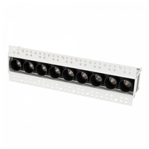  9714  MS-ORIENT-BUILT-TRIMLESS-TC-S38x277-20W Warm3000 (WH-BK, 30 deg, 230V) (Arlight, IP20 , 5 )