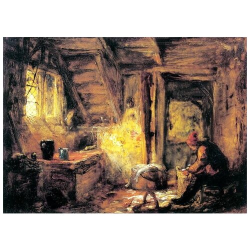  1830       (Interior With Fish)    55. x 40.