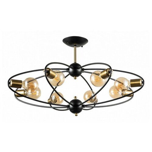  8990    Arte Lamp Glasgow A1963PL-8BK