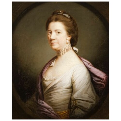         (1723-1792) (Portrait of a Lady in White)   30. x 36.,  1130 