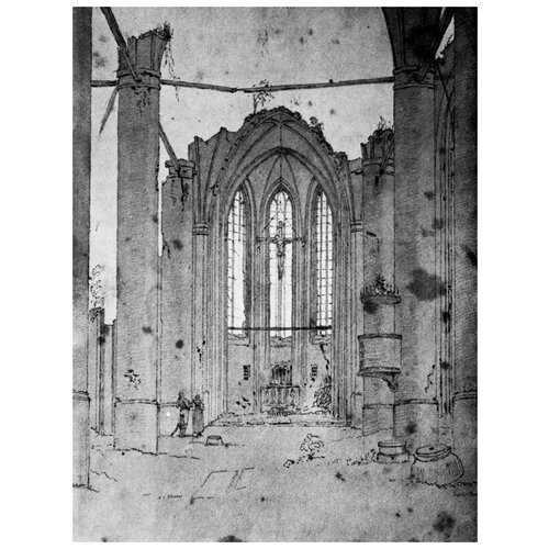  1800      2 (The ruins of the church)    40. x 53.