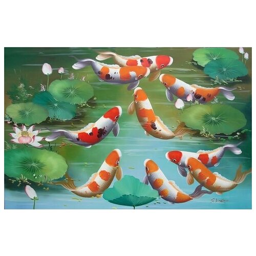      (Fishes) 2 61. x 40.,  2000 