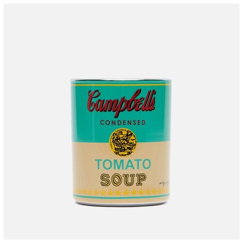  5990   Ligne Blanche Andy Warhol Campbell Turquoise/Yellow ,  ONE SIZE