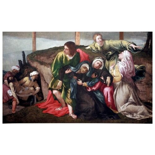  1420        (The Virgin fainting as Christ is carried to his grave)   49. x 30.
