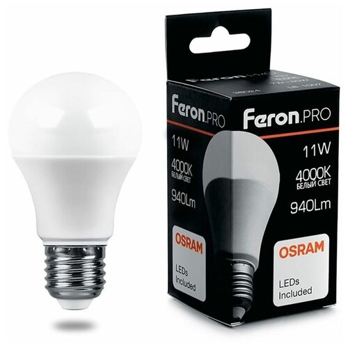 ������ 236� ����� ������������ LED 11�� �27 ����� Feron.PRO OSRAM