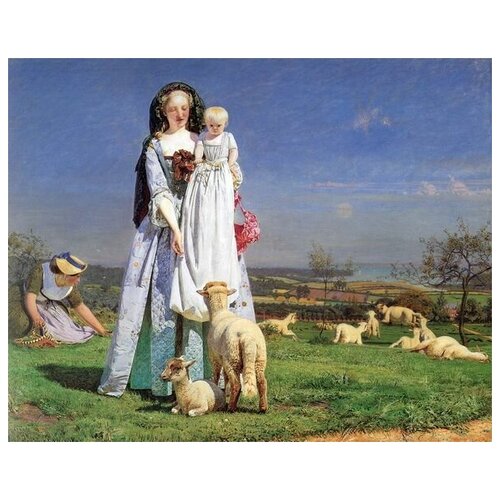  1710       (The Pretty Baa Lambs)    50. x 40.