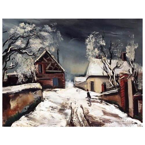       (Snow-covered house) 1   65. x 50.,  2410 