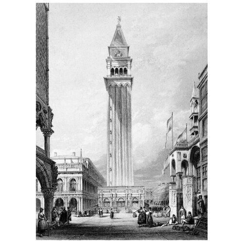  2530       (The bell tower in Venice) 50. x 69.