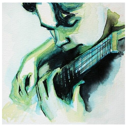  1000        (Boy playing the guitar) 30. x 30.